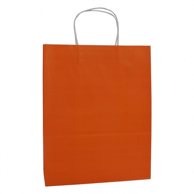 Custom Made Logo Print Thickness Shopping Kraft Paper Bag Pouch Kraft Paper Packaging
