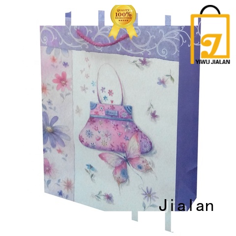 Jialan paper carry bags manufacturer for holiday gifts packing
