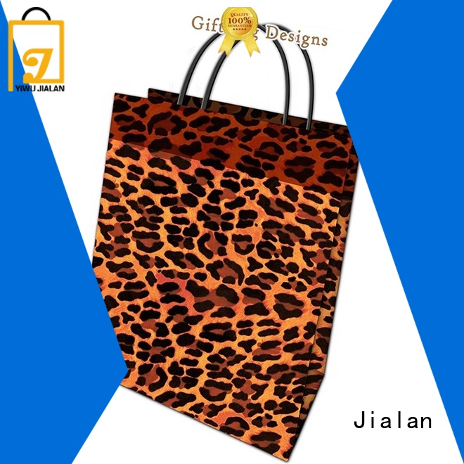 Jialan صديقة للبيئة حقائب الهدايا التجارية للهدايا العيد التعب