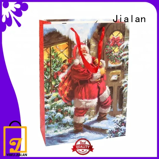 Jialan christmas paper bags wholesale for holiday