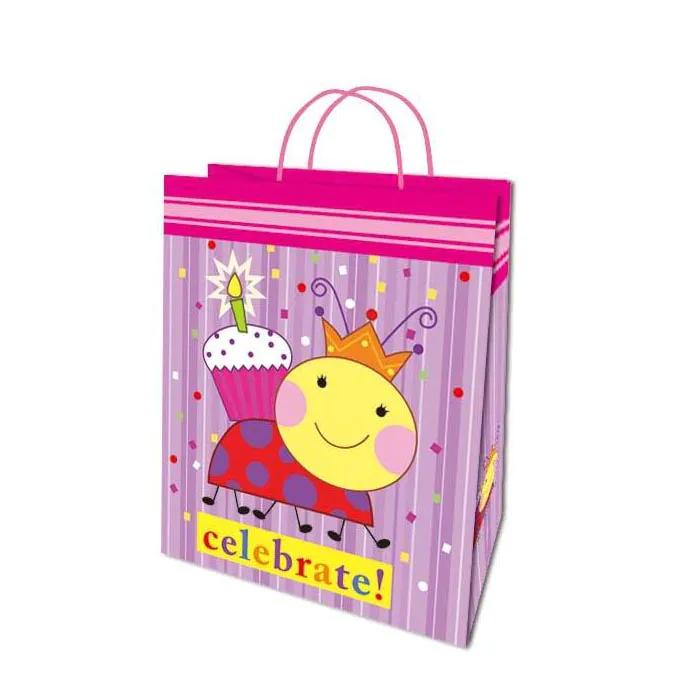 Lovely Cheap Different Size Celebrate Cartoon Animal Birthday Gift Bags