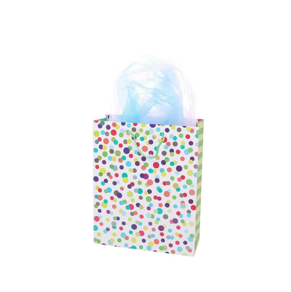 NUOVI DESIGN DESIGN colorato punti romantico compleanno nascita della nascita di nascita ottiene con manici borse