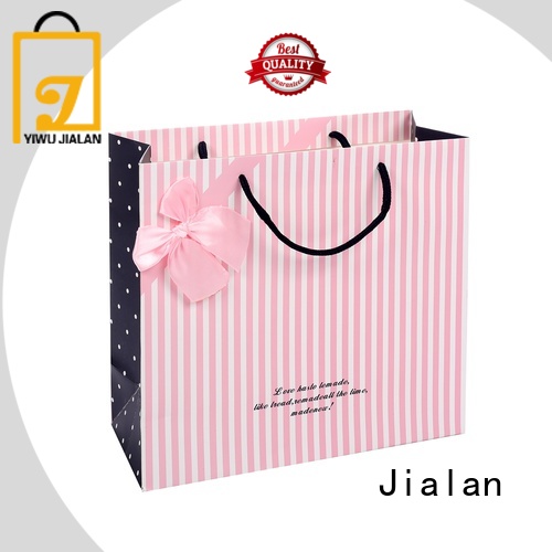 Jialan Personnalisé Cadeau Paper Sacs Company Pour Emballage Cadeaux