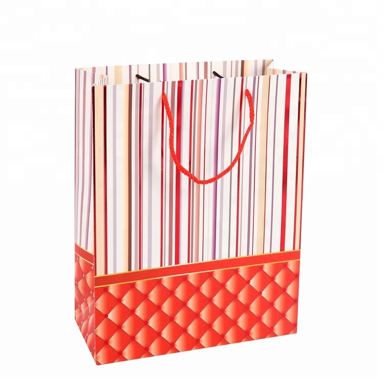 Hot Sales Eco-friendly Colorful Printing Decorative Gift Bags For Shopping, Small Jewelry Paper Bags