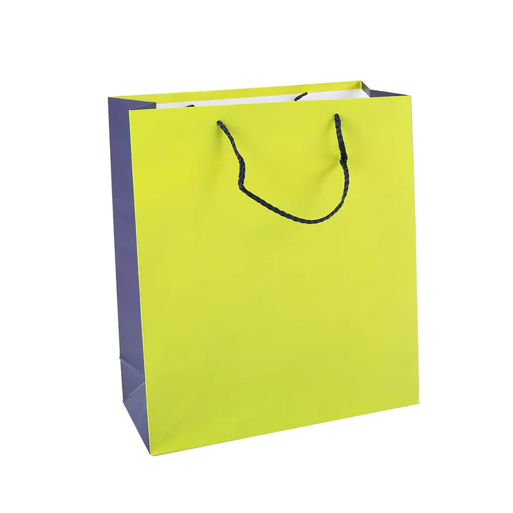 2019 Wholesale Custom Logo Printing Luxury Recycled Double Handle Gift Wrap Bag