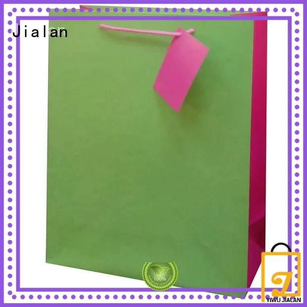 Jialan paper carrier bags vendor for packing birthday gifts