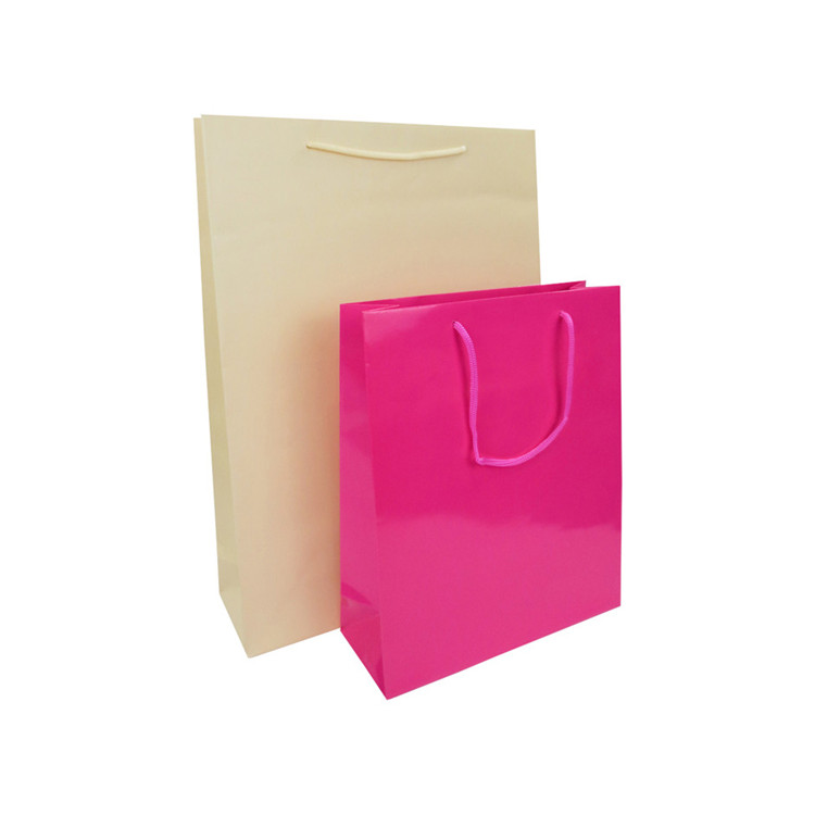 All'ingrosso Stampa Personalizzata Shopping Shopping Imballaggio Kraft Sacchetto di Carta Kraft Tote Bag con Manico