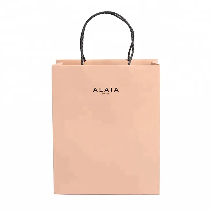 Customized Advertising Luxury Gift Recyclable Paper Shopping Bag