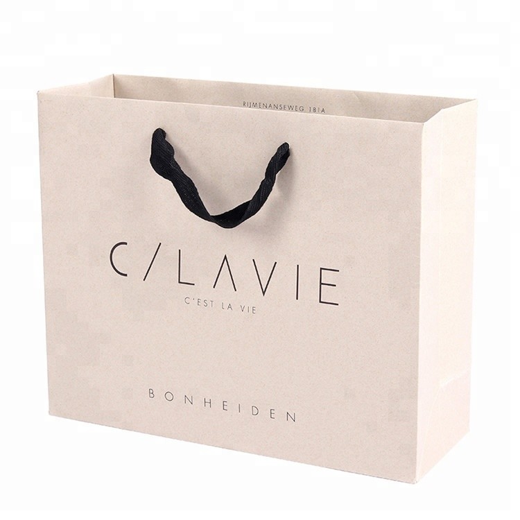 Factory Wholesale Low Cost Retail Cheap Reusable Folding Paper Bag With Logo Printing