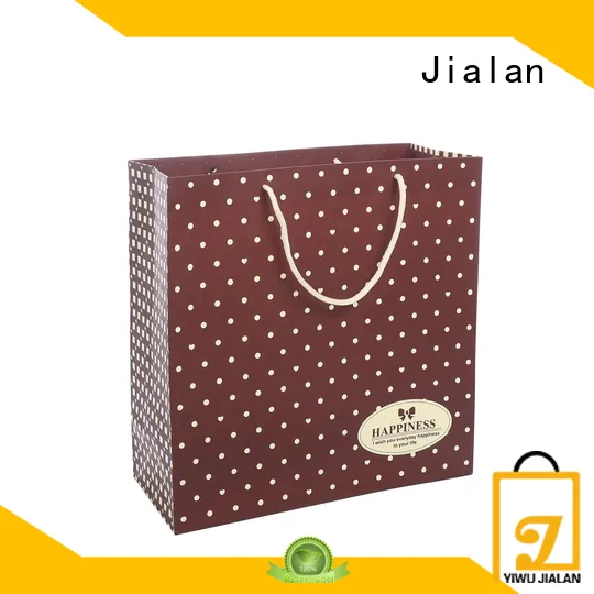 Jialan Eco-Friendly paper carry bags supply for packing birthday gifts