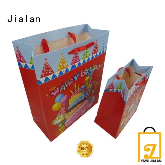 Jialan personalized paper bags widely employed for gift packing