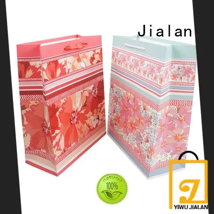 Jialan cost saving personalized paper bags indispensable for holiday gifts packing