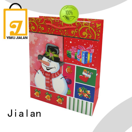 Sacs en papier personnalisé jialan Fourniture en Gros pour les cadeaux de vacances Emballage