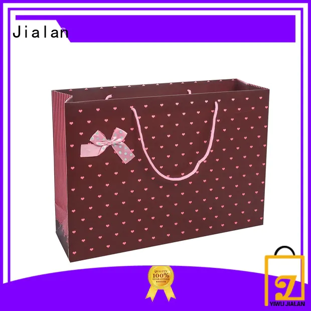 Jialan exquisite paper gift bags company for holiday gifts packing