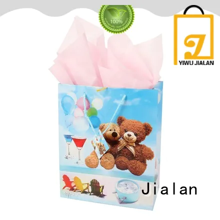Jialan Eco-Friendly paper gift bags factory for packing birthday gifts