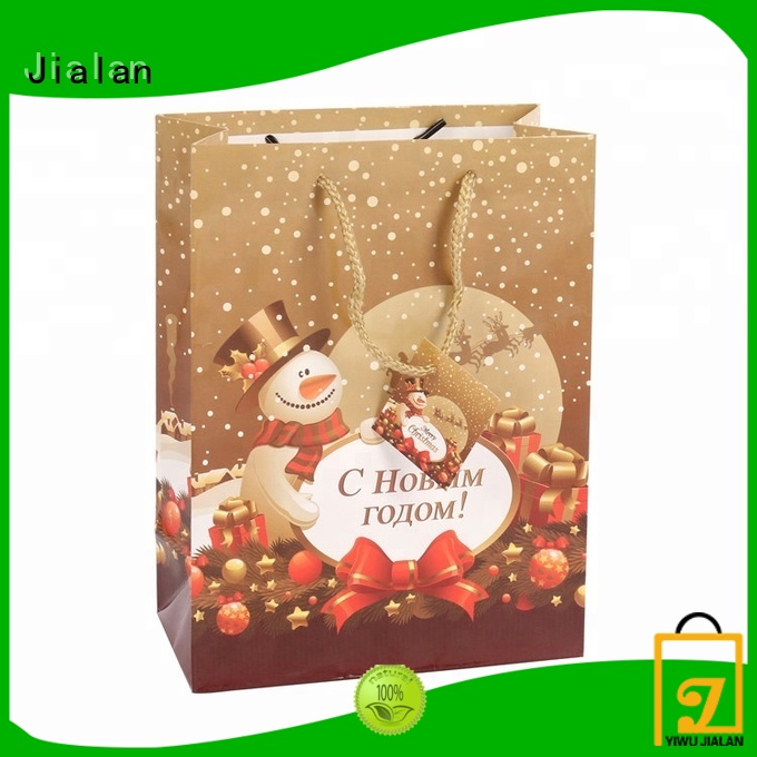 Sacchetti Regalo di Carta di Natale di Jialan Commercio all'ingrosso per il regalo di Natale di imallaggio