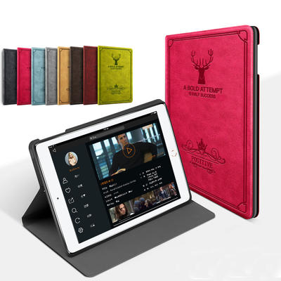 Custom Fashion Deer Oem Silicone Pu Leather Tablet Cover Case For iPad 2/3/4/5 Tablet Accessory