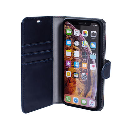 Custom 2 in 1 Detachable Magnetic Leather Wallet Mobile Phone Flip Case For iPhone X XS XR Max
