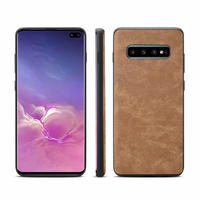 Wholesale Price Tpu PC PU Leather Mobile Phone Case for Samsung Galaxy S10 Plus Back Cover