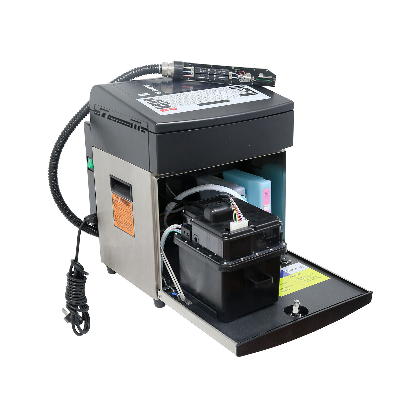 Lead Tech Lt760 Black to Red Coding Continuous Cij Inkjet Printer