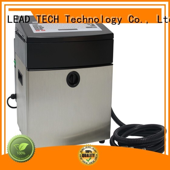 LEAD TECH Custom printer continuous ink for sale easy-operated for tobacco industry printing