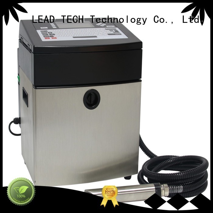 LEAD TECH industrial continuous inkjet printers Supply for beverage industry printing