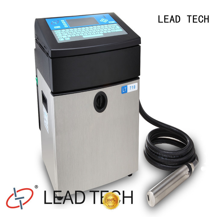 LEAD TECH Best ink jet coders company for auto parts printing