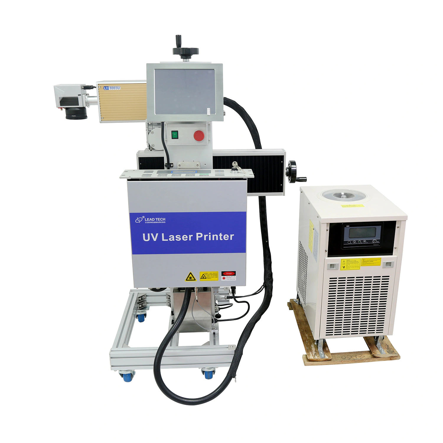 Lead Tech Lt8003u/Lt8005u UV 3W/5W High Precision Efficient Lasermarking Machine for PPR/PE/PVC Pipe Marking