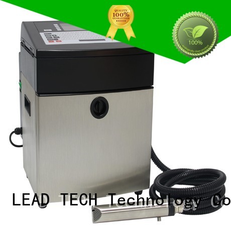 LEAD TECH continuous inkjet printer india easy-operated for tobacco industry printing