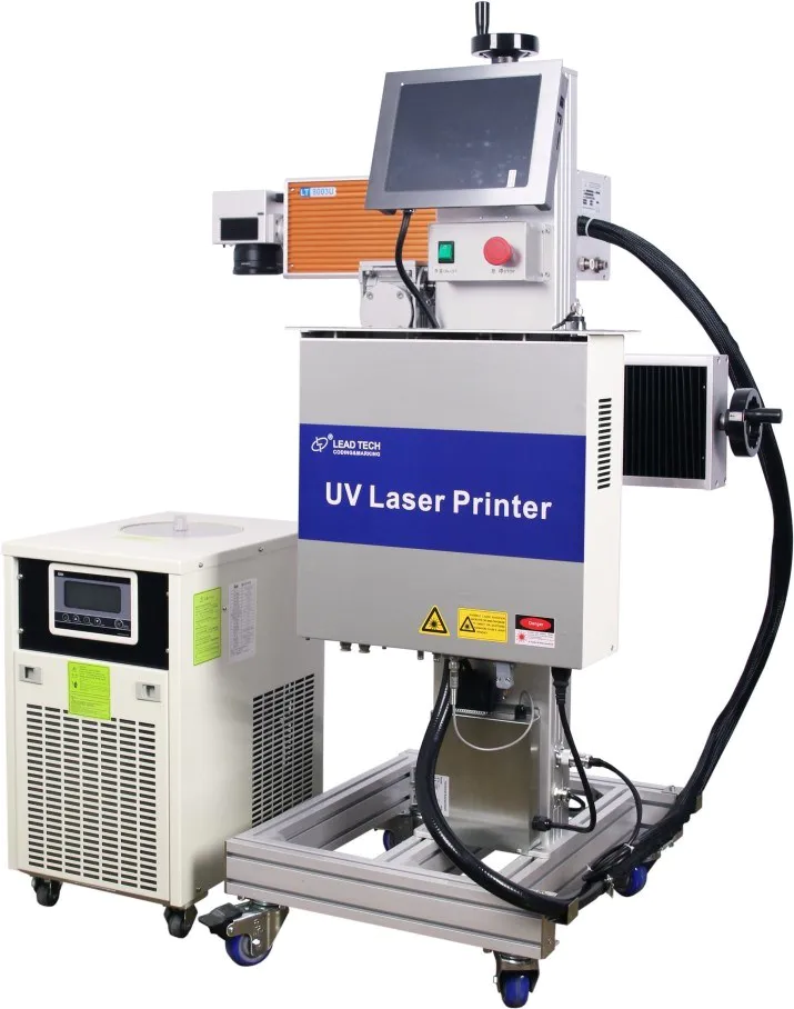 Lt8003u/Lt8005u UV High Performance Digital Laser Printer for Food Packages, Plastic Bag, Beverage Packages, Glasses