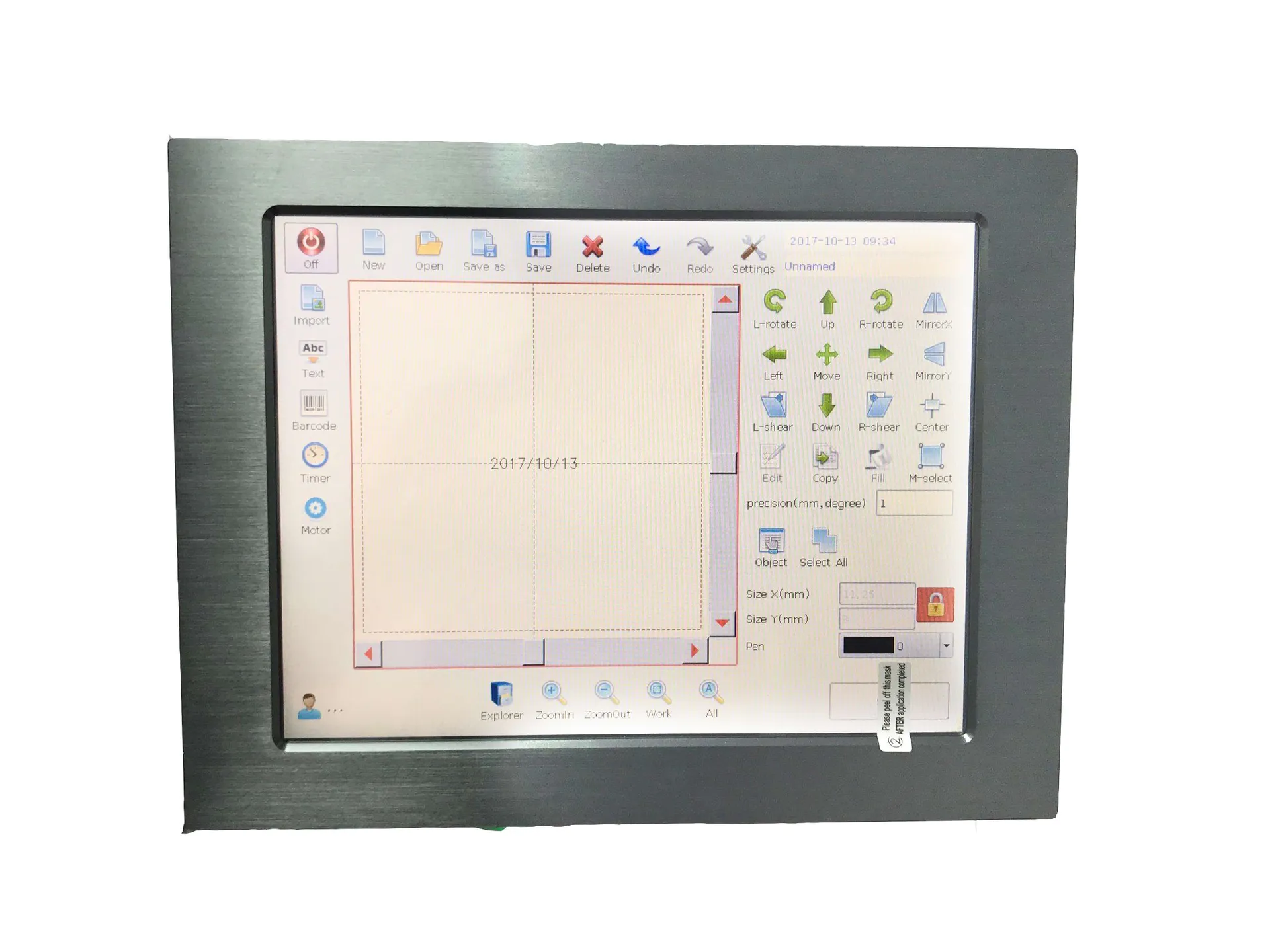 Lt8003u/Lt8005u UV High Performance Digital Can Barcode Laser Printer