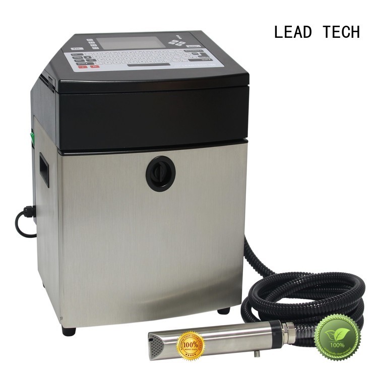 LEAD TECH continuous ink printer professtional for tobacco industry printing