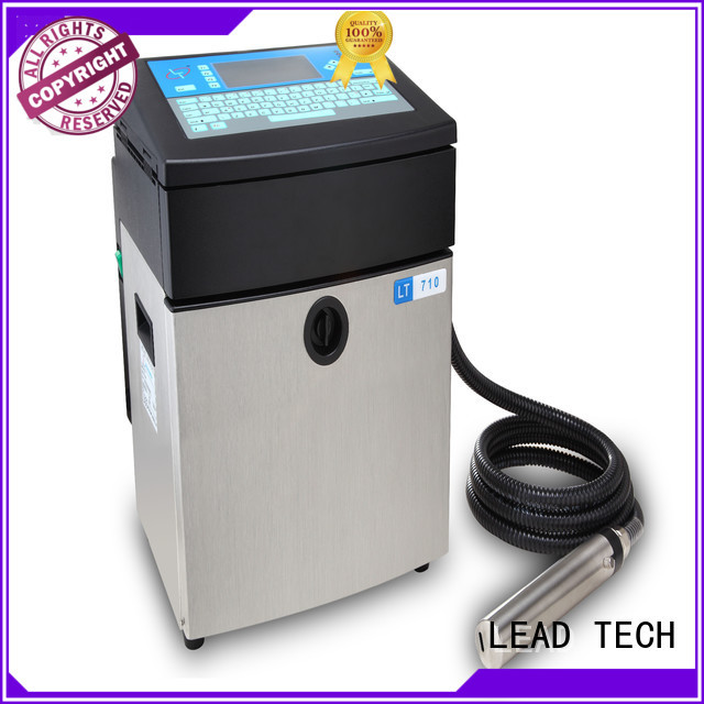 LEAD TECH continuous inkjet technology fast-speed for building materials printing