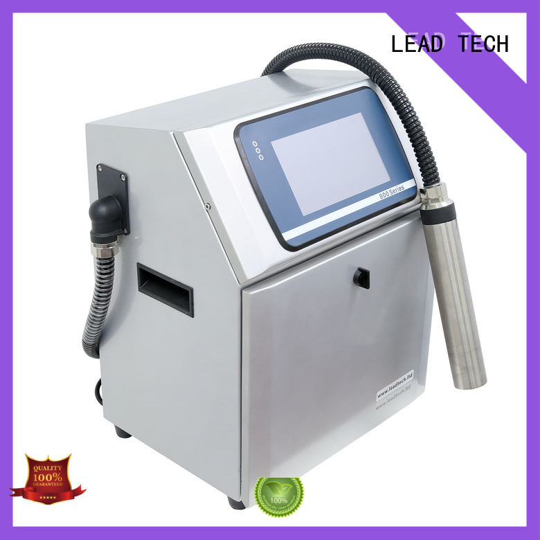 LEAD TECH commercial waterproof inkjet printer high-performance for pipe printing
