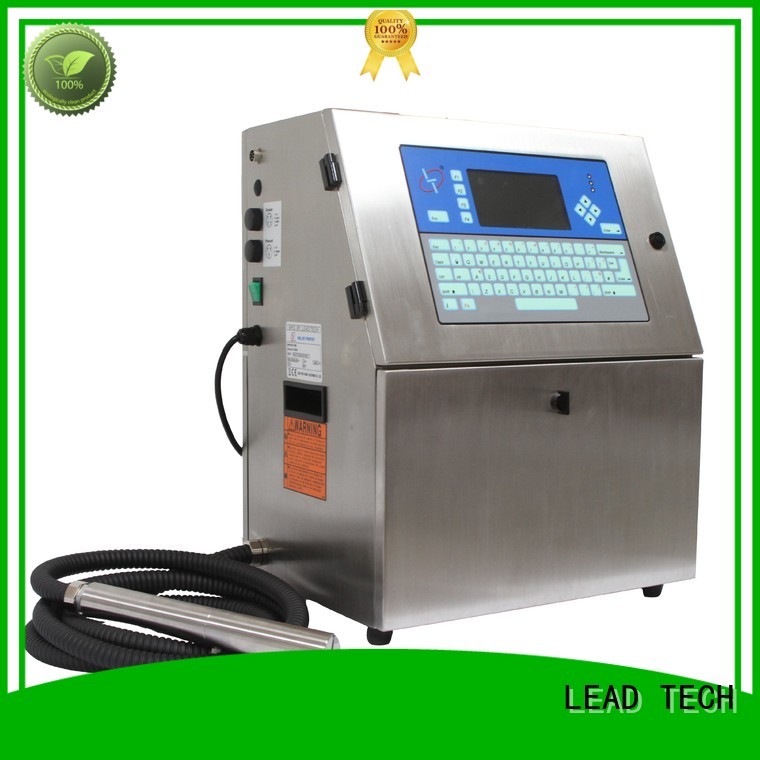 LEAD TECH hot-sale industrial inkjet printers south africa good heat dissipation for food industry printing