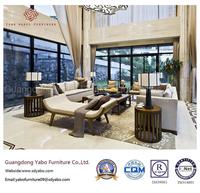 Solid Wood Hotel Furniture with Living Room Sofa Set (YB-C330)