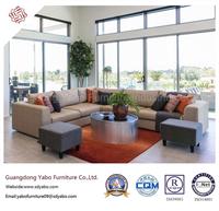 Fabulous Hotel Bedroom Furniture with Living Room Corner Sofa (YB-H-8)