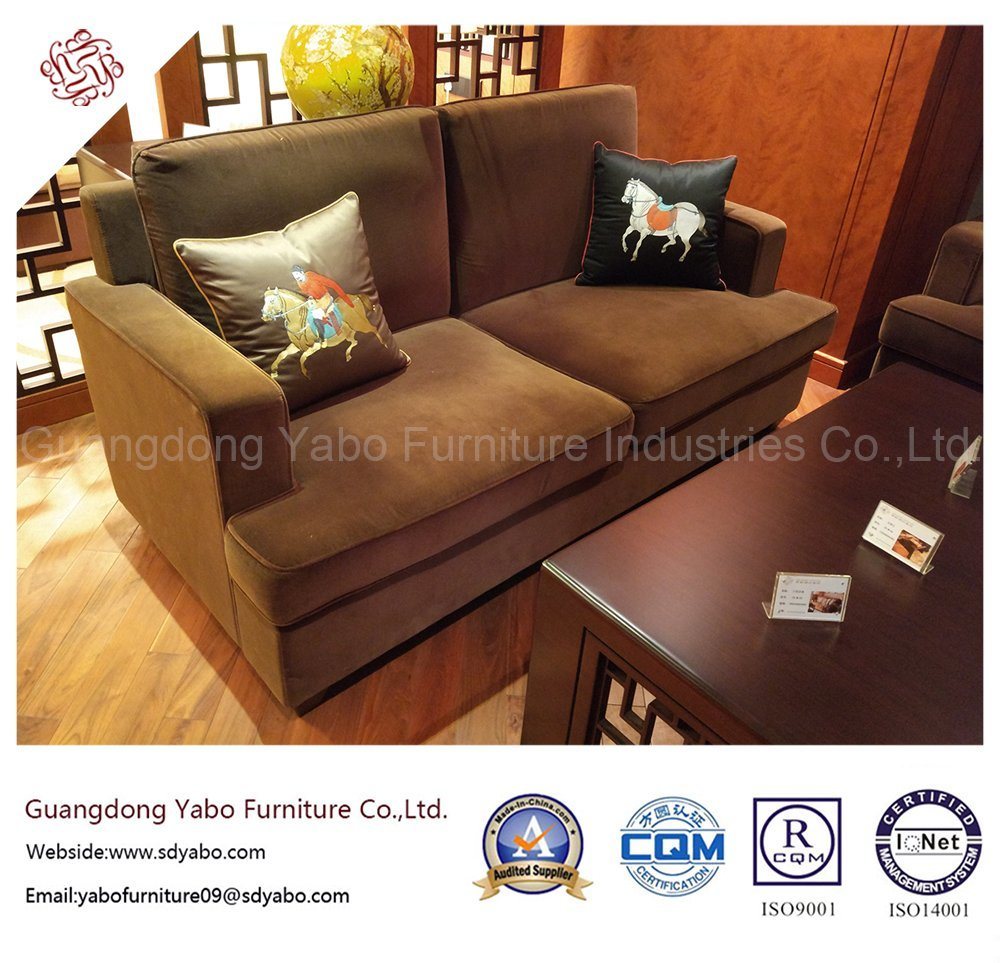 Fashion Hotel Furniture with Chinese Fabric Sofa Set (YB-O-1)