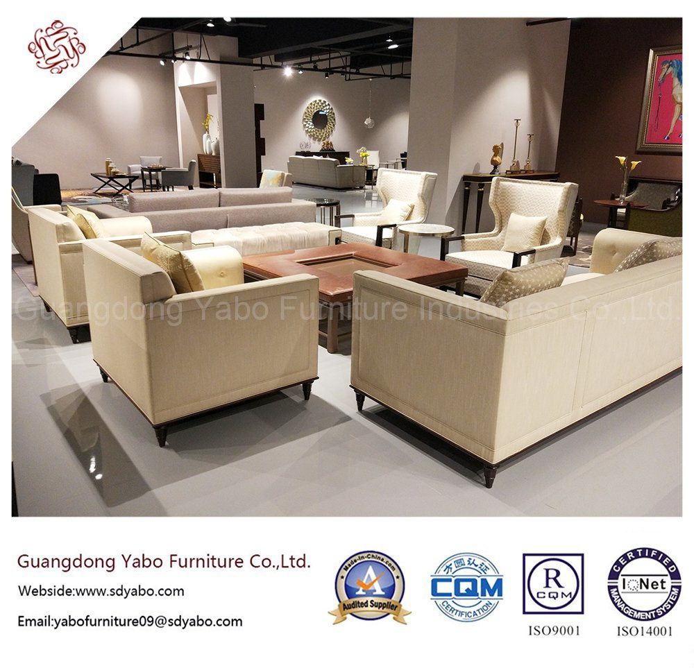 Custom Made Hotel Furniture with Lobby Fabric Sofa (YB-O-38)