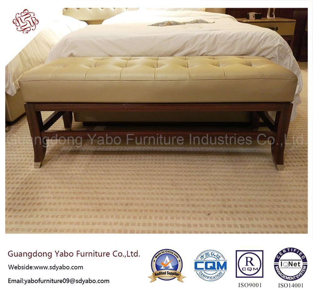Thrifty Hotel Furniture with Leather Bedroom Bed Bench (YB-O-14)