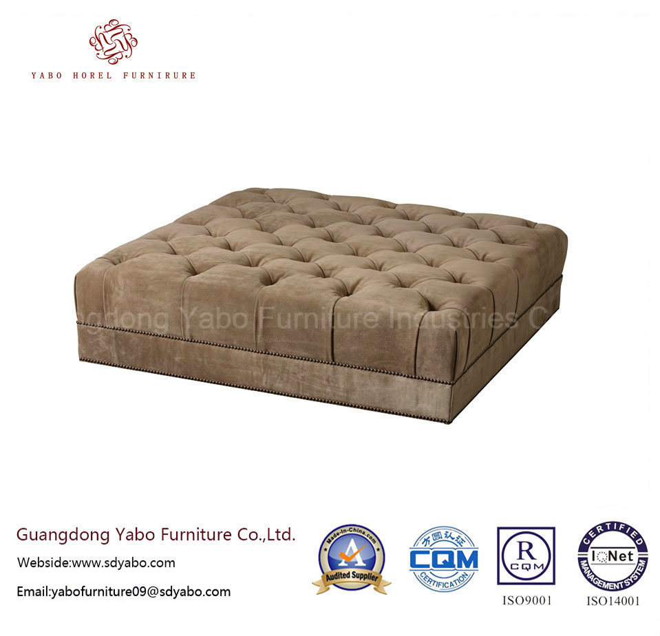 5 Star Hotel Furniture for Square Leisure Sofa Ottoman (6312O-1)