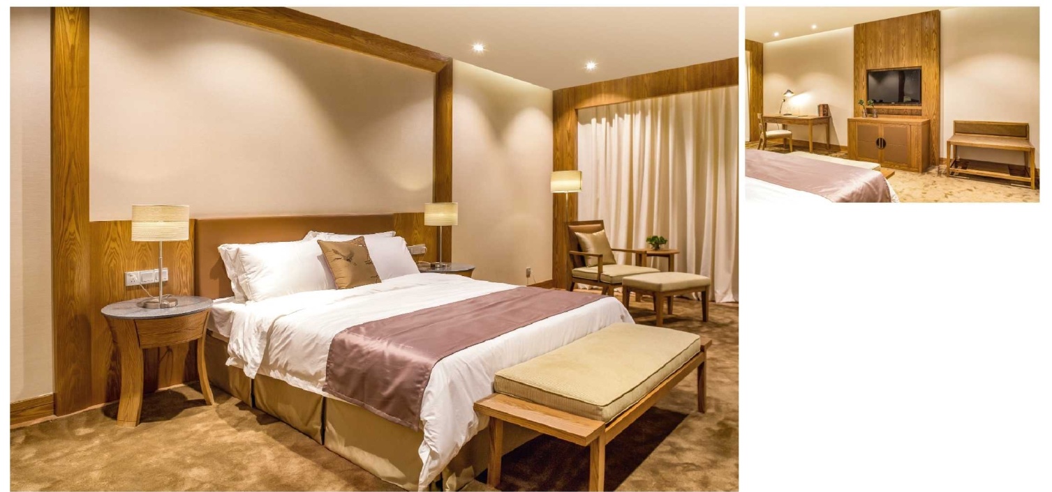 4 Star Modern Luxury Wooden Hotel Furniture Bedroom Set (YB-WS-79)