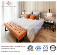 Orange Color Hotel Bedroom Furniture with Delicate Design (YB-S-11)