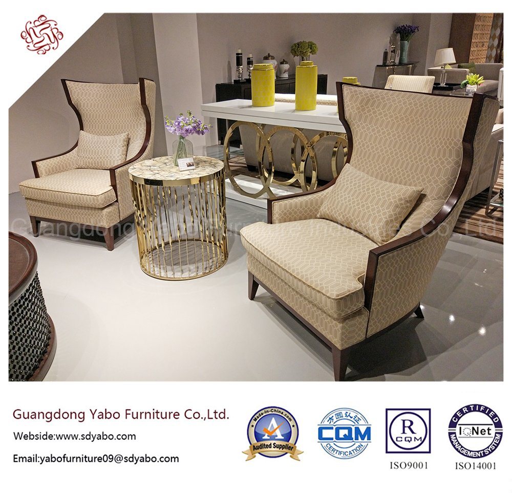 Modern Hotel Furniture with Living Room Wing Chair (YB-D-8)