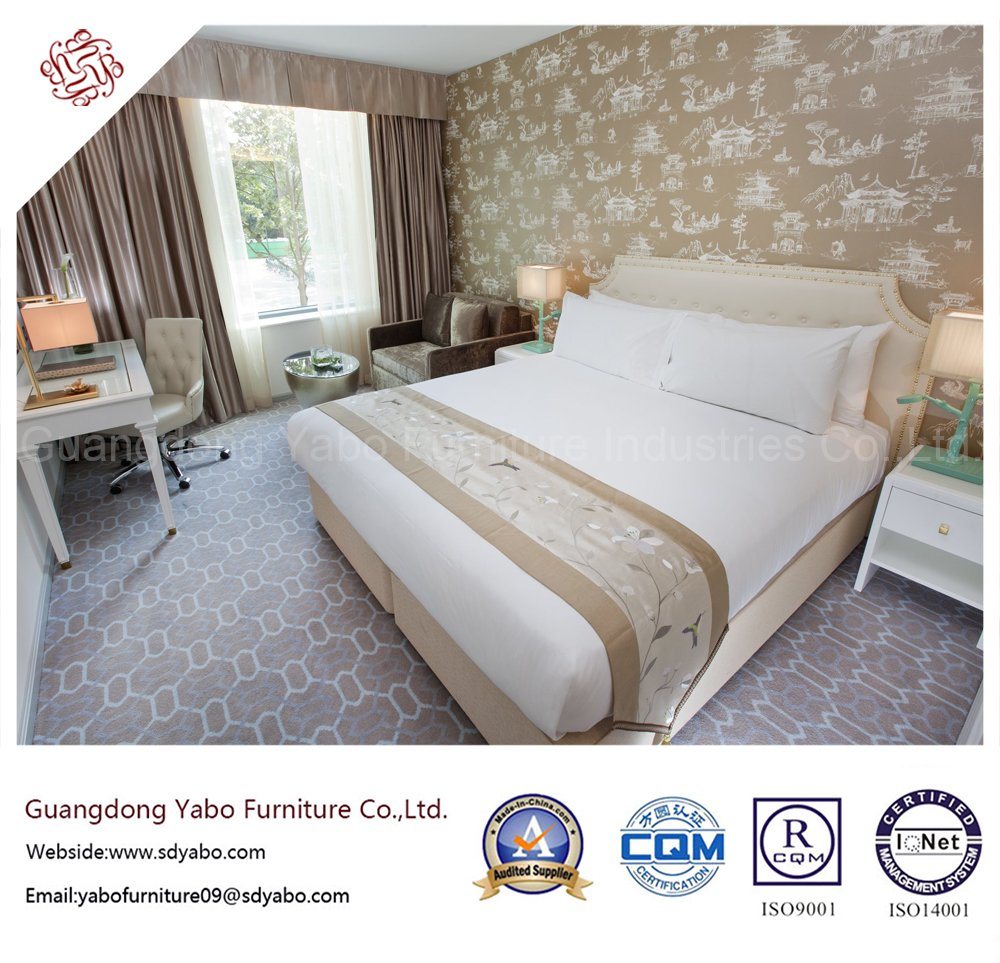 Elegant Hotel Bedroom Furniture with Wooden Furnishing Set (YB-D-40)
