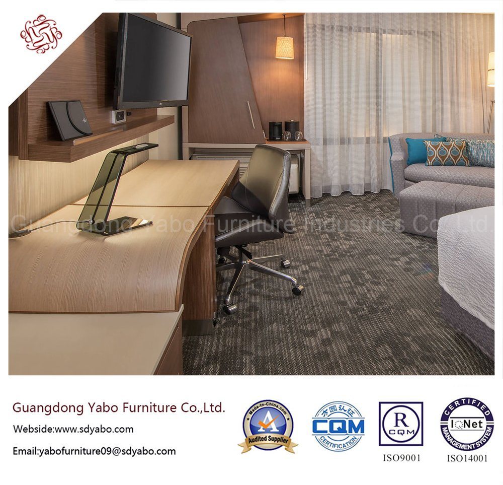 Excellent Hotel Bedroom Furniture with Luxurious Bedding Set (YB-O-90)