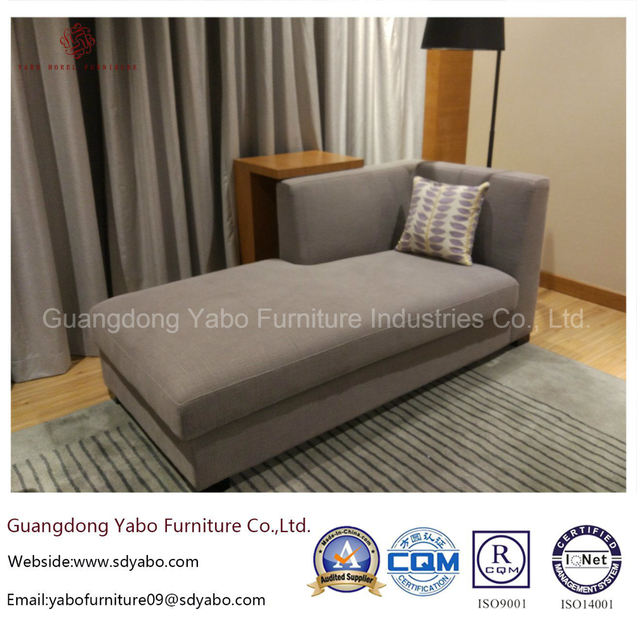 Modern Hotel Bedroom Furniture with Residential Furnishing Set (YB-816-1)