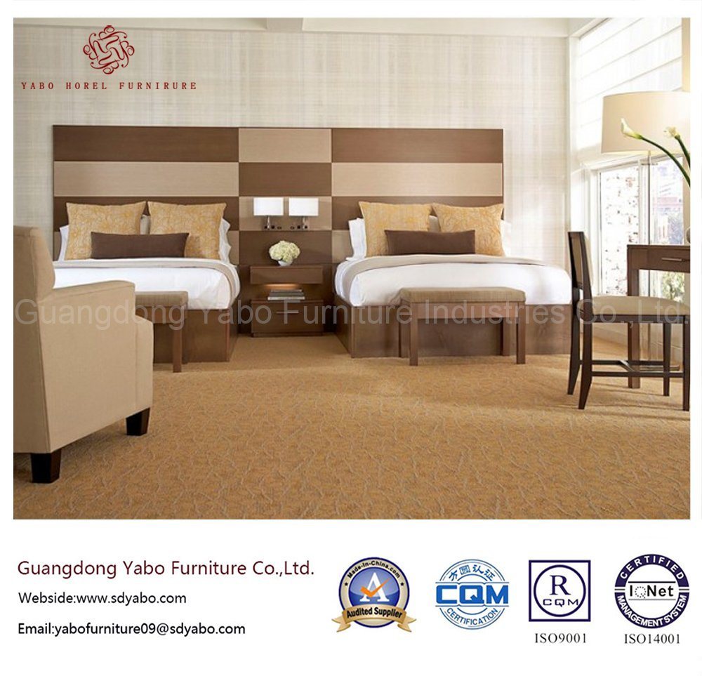 Durable Hotel Furniture with Wooden Bedroom Set (YB-O-60)