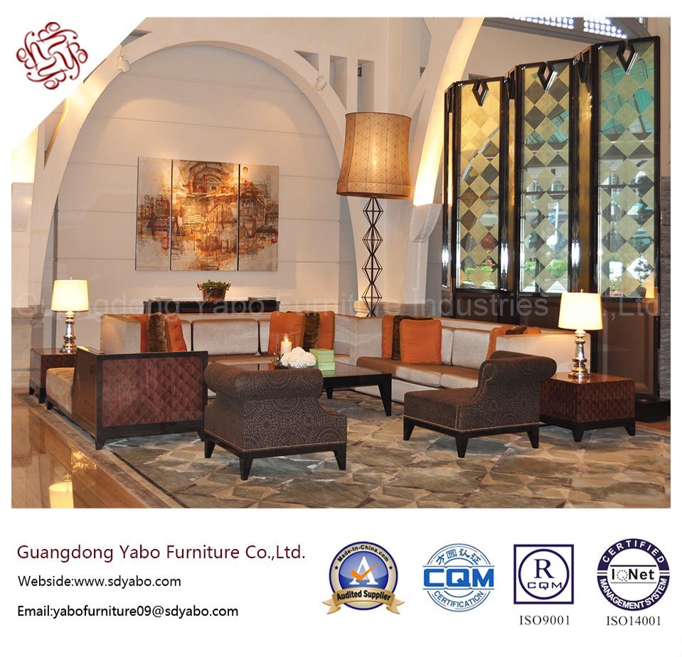 Generous Hotel Furniture for Lobby Lounge with Sofa Set (YB-B-2)