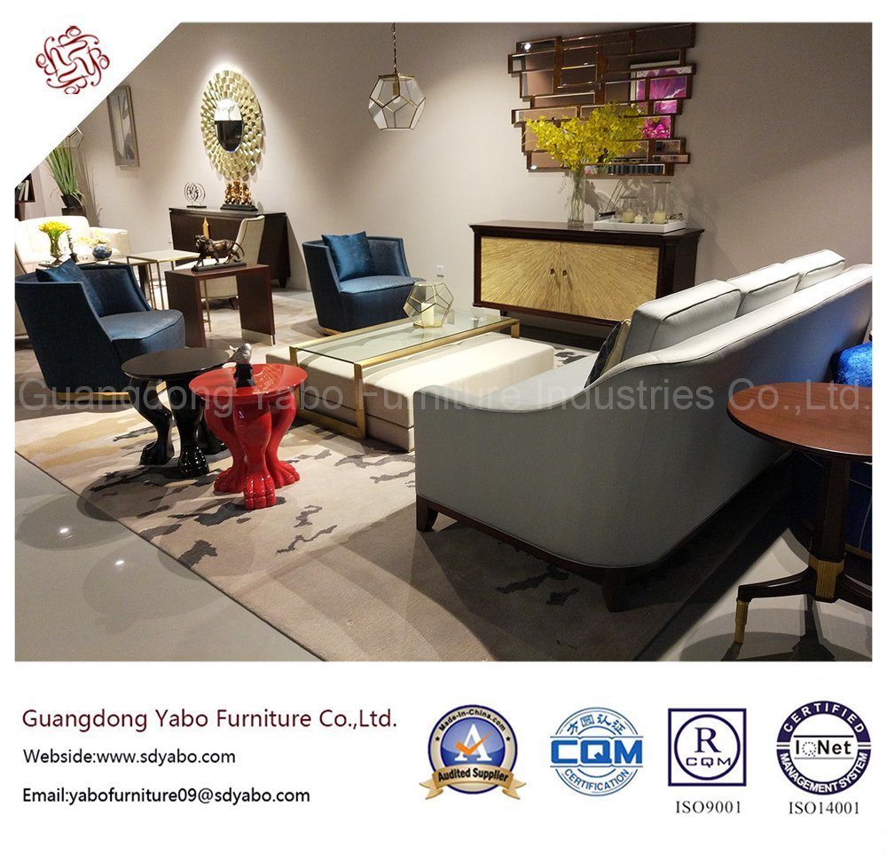 Modern Hotel Furniture for Lobby Fabric Sofa Set (YB-S-876)